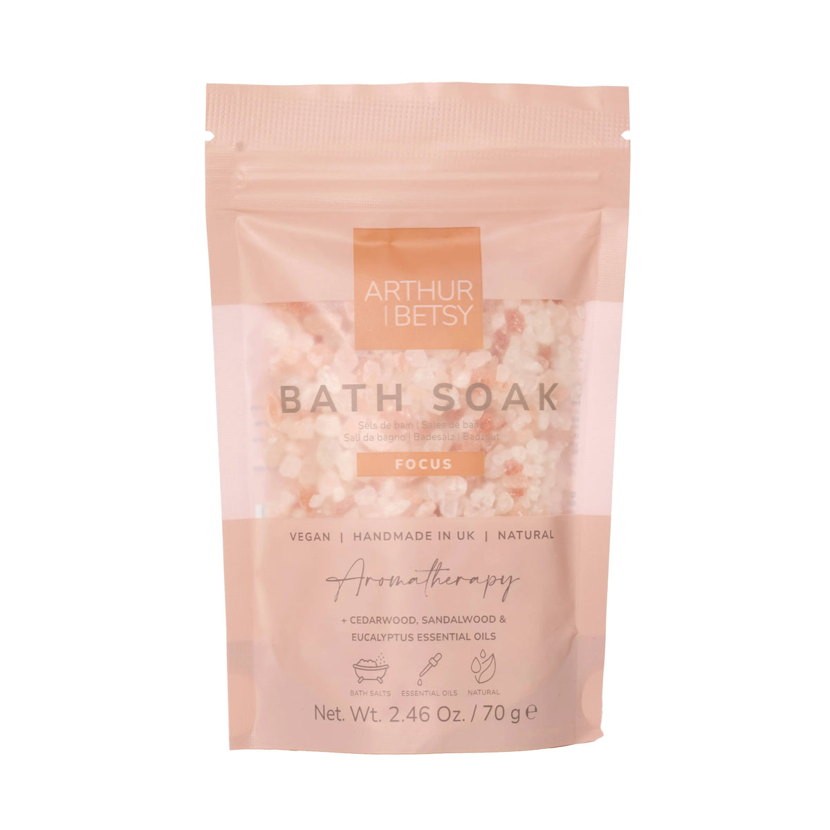 Aromatherapy Bath salts, Luxury Bath soak, Bath salts bag - Shea Love London