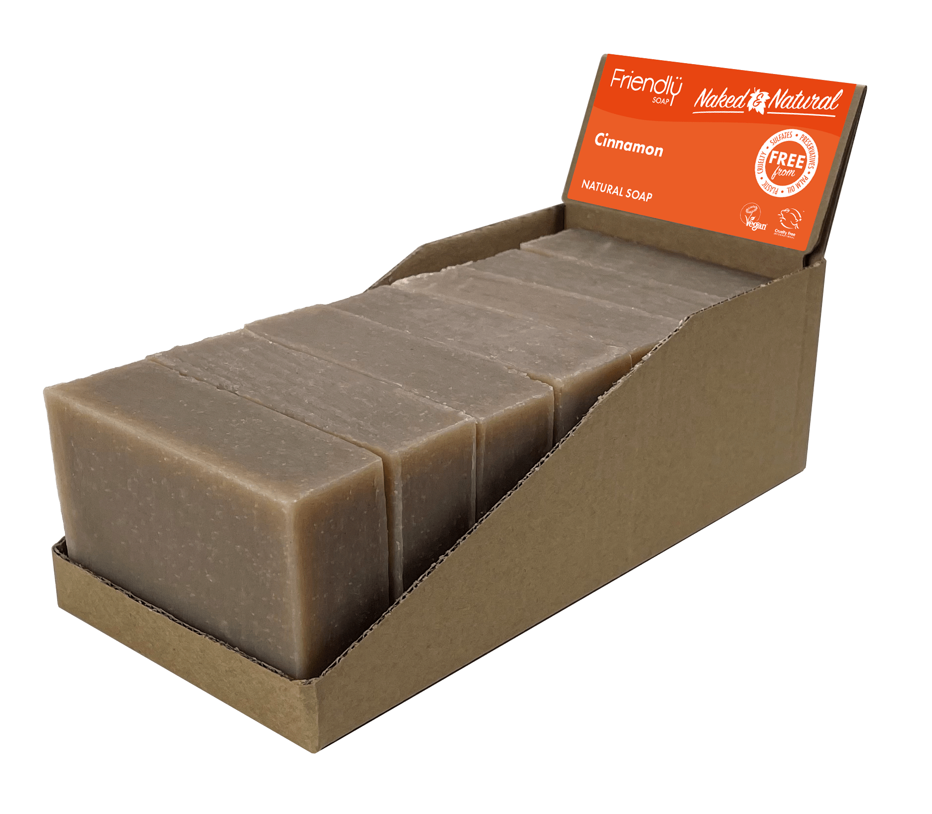 Cinnamon - Naked and Natural - Bath Soap - Shea Love London
