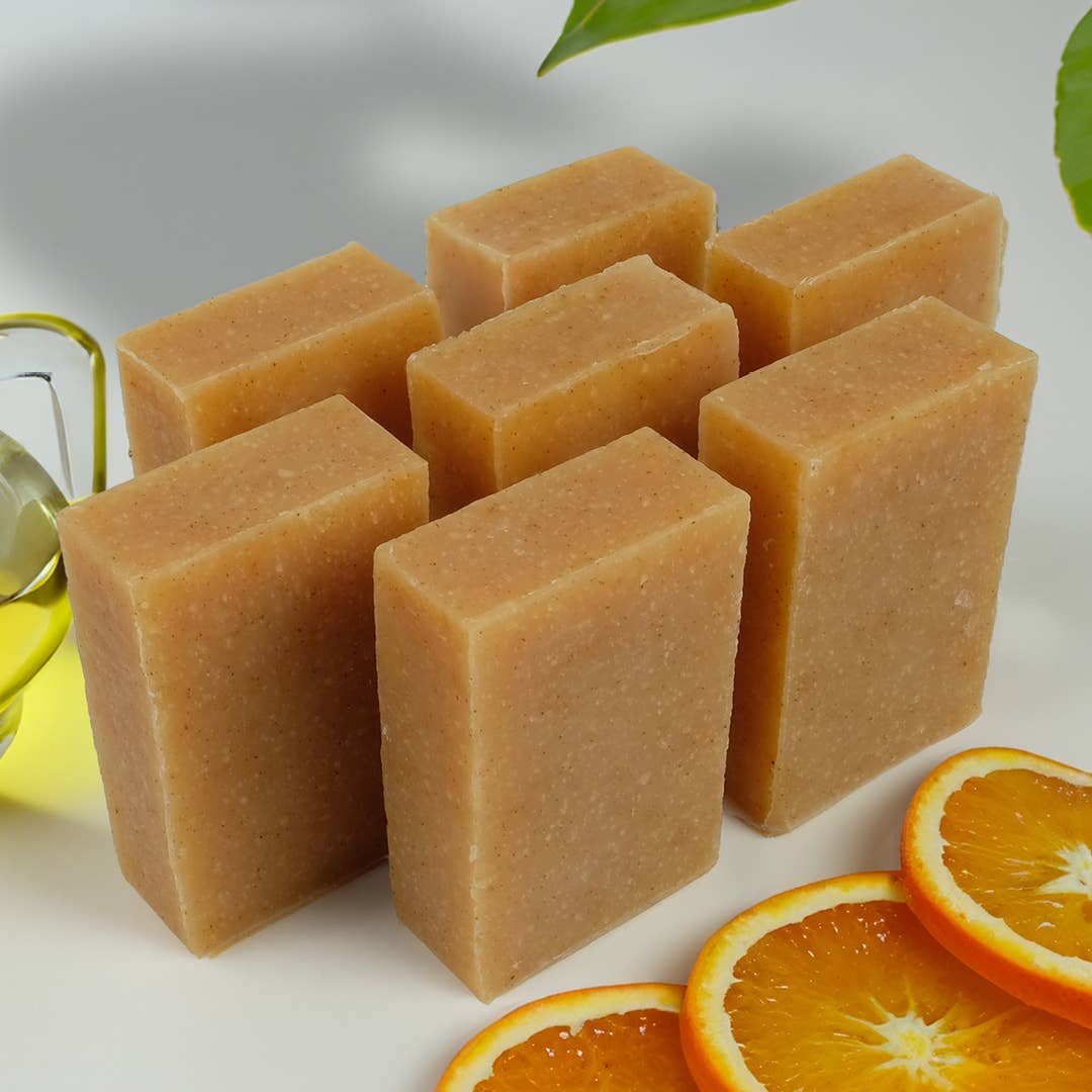 Orange & Grapefruit - Naked and Natural - Bath Soap - Shea Love London