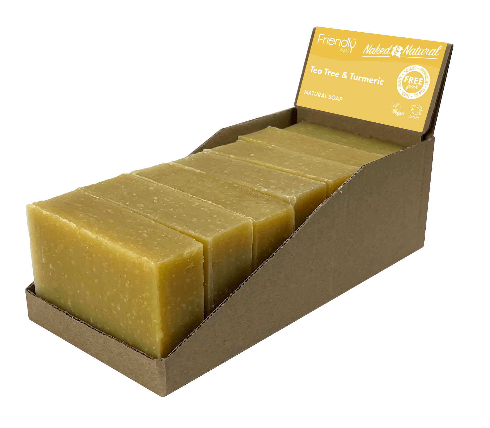 Tea Tree & Turmeric - Naked and Natural - Bath Soap - Shea Love London