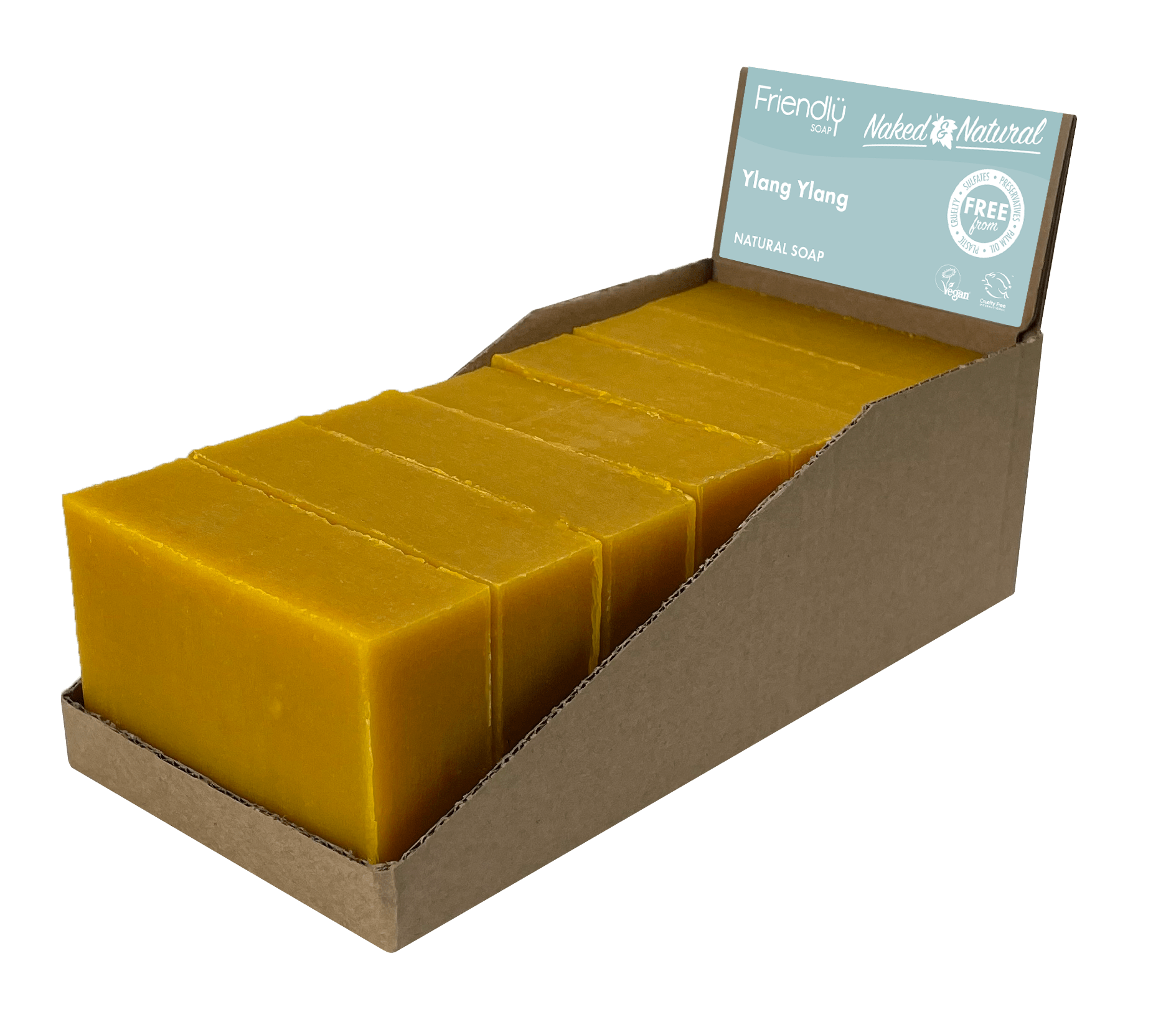 Ylang Ylang - Naked and Natural - Bath Soap - Shea Love London