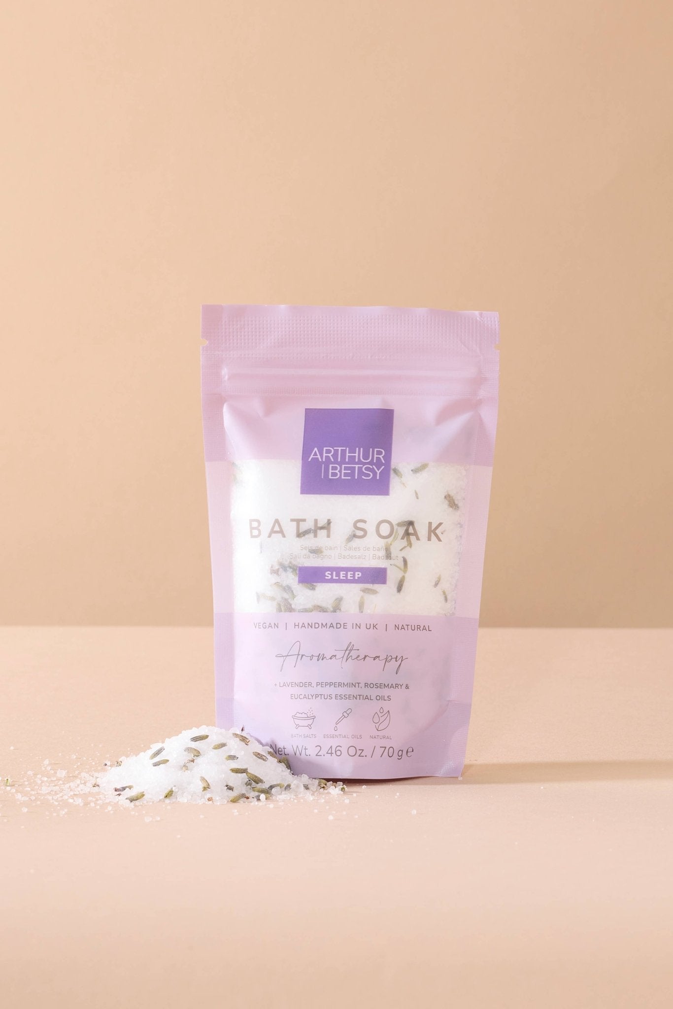 Aromatherapy Bath salts, Luxury Bath soak, Bath salts bag - Shea Love London