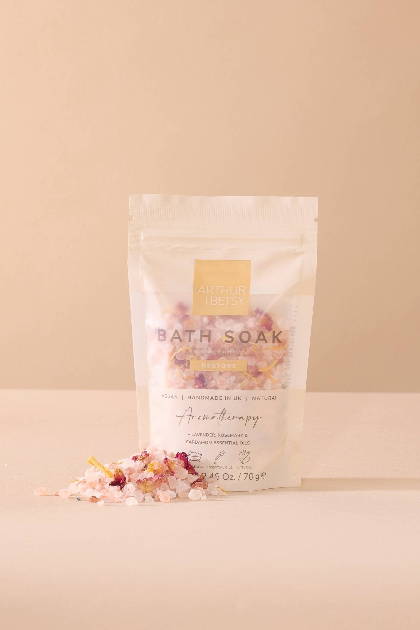 Aromatherapy Bath salts, Luxury Bath soak, Bath salts bag - Shea Love London
