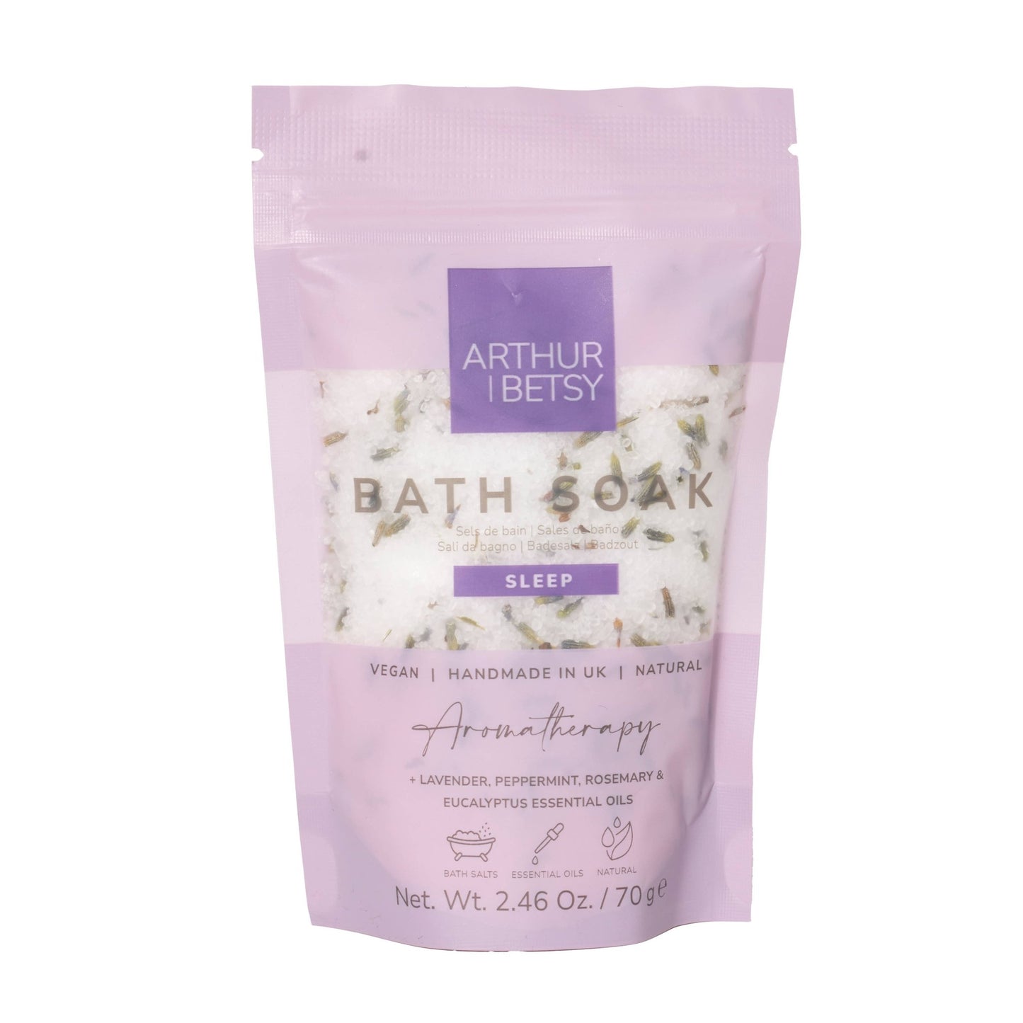 Aromatherapy Bath salts, Luxury Bath soak, Bath salts bag - Shea Love London