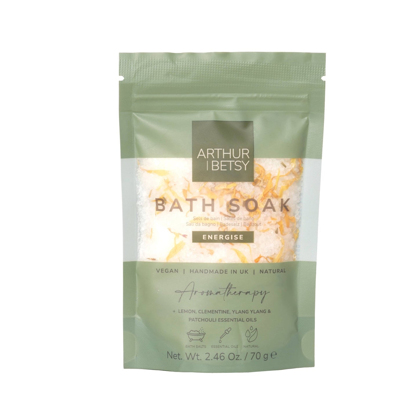Aromatherapy Bath salts, Luxury Bath soak, Bath salts bag - Shea Love London