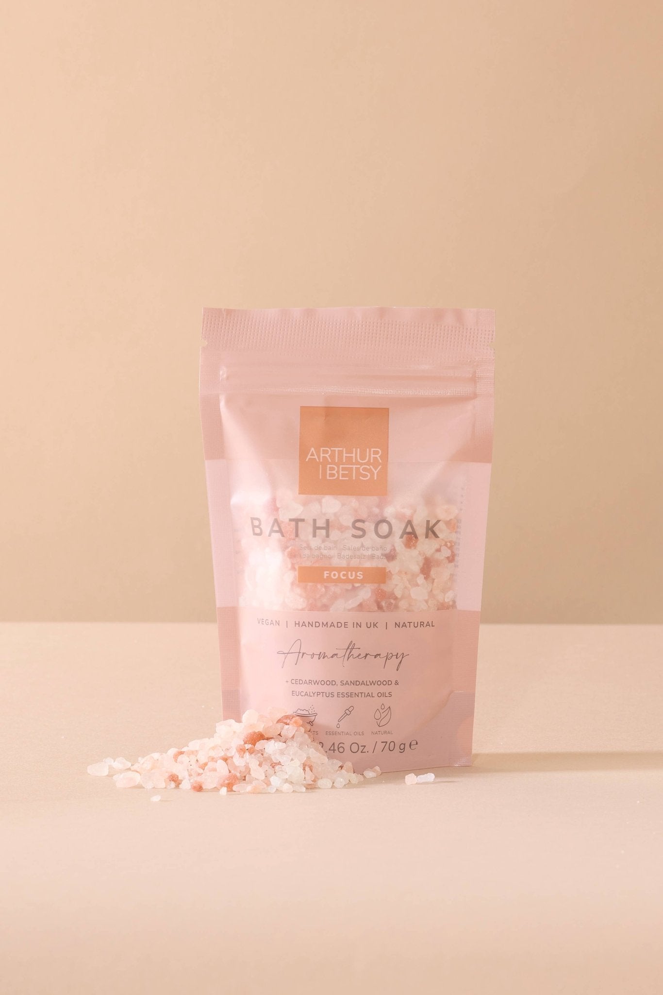 Aromatherapy Bath salts, Luxury Bath soak, Bath salts bag - Shea Love London