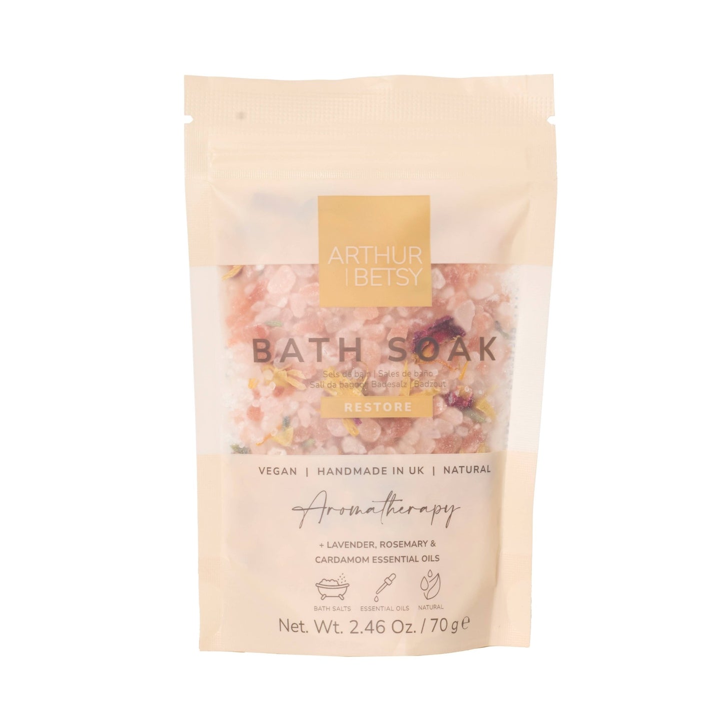 Aromatherapy Bath salts, Luxury Bath soak, Bath salts bag - Shea Love London
