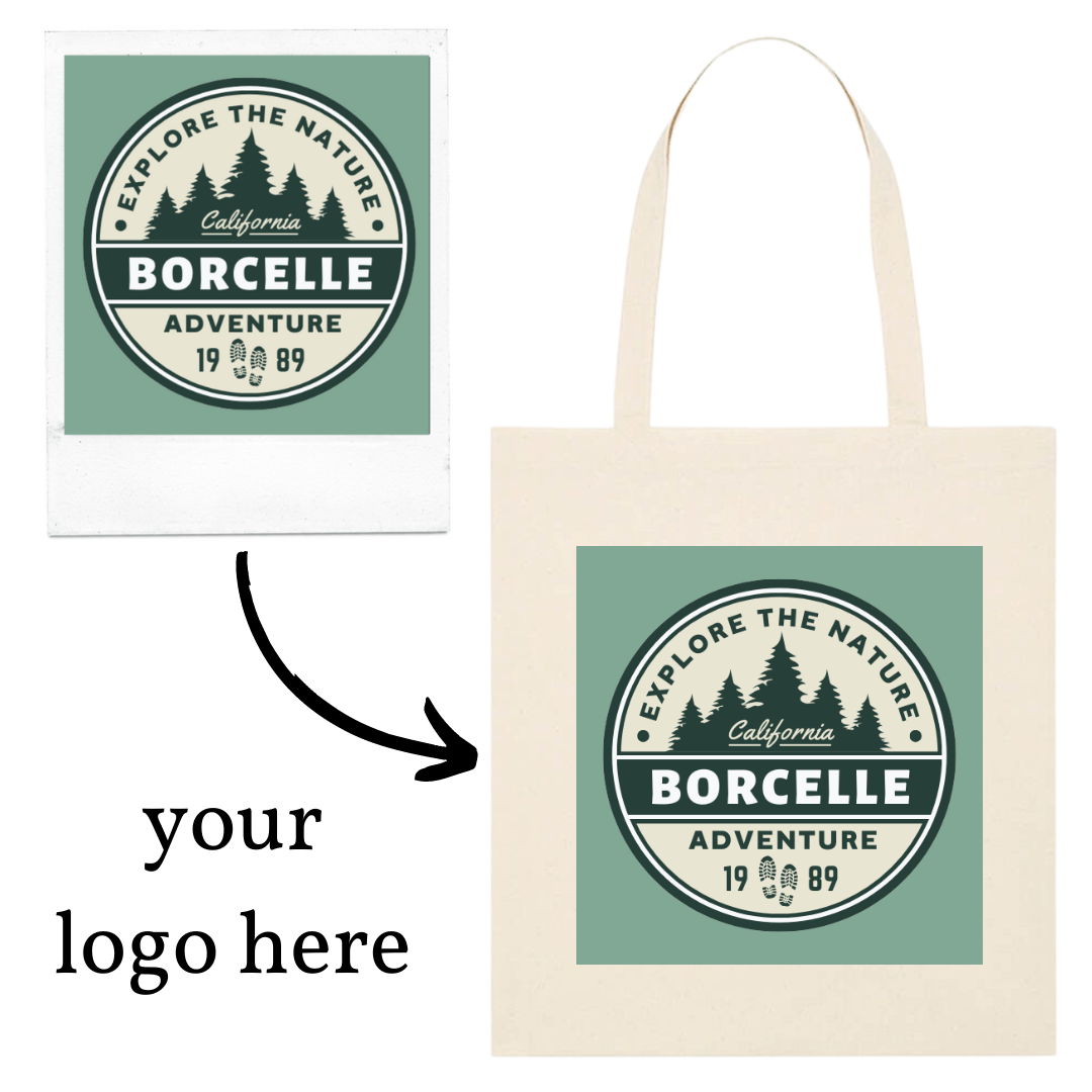 Custom Branded Tote Bag - Your Shop Logo on a Tote Bag - Shea Love London